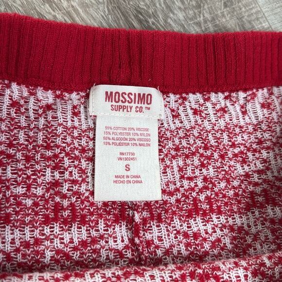 MOSSIMO SUPPLY CO Women’s Red White Holiday Print Pajama Pants - Picture 2 of 8